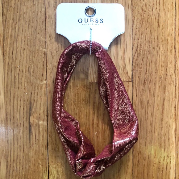 GUESS Metallic Twisted Stretch Headband NWT - Picture 2 of 6